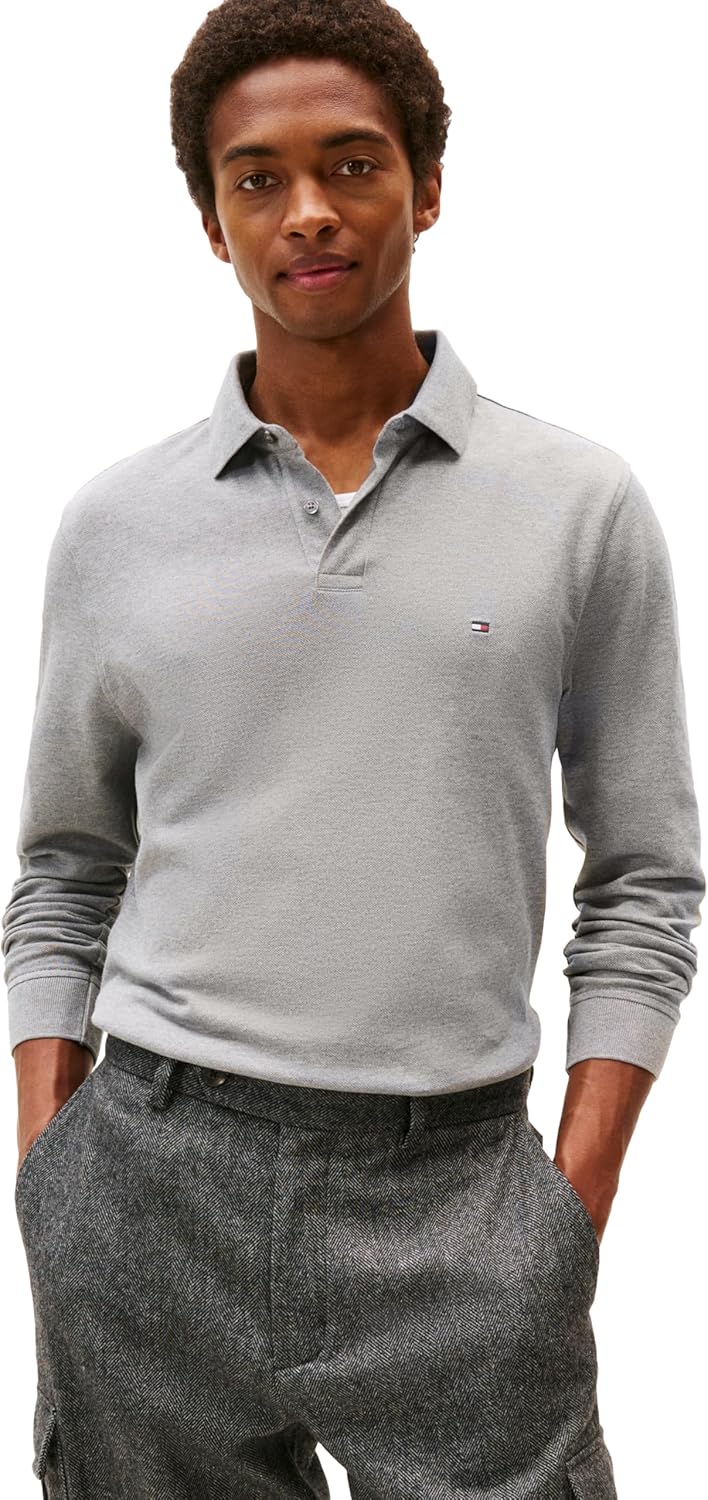 Tommy Hilfiger Men's Long Sleeve Polo Shirt for Every Occasion
