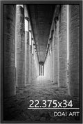 22.375x34 Poster Frame Black - Large HD Plexiglass Frame