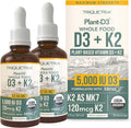 Organic Plant D3+K2 Drops for Immunity and Bone Health
