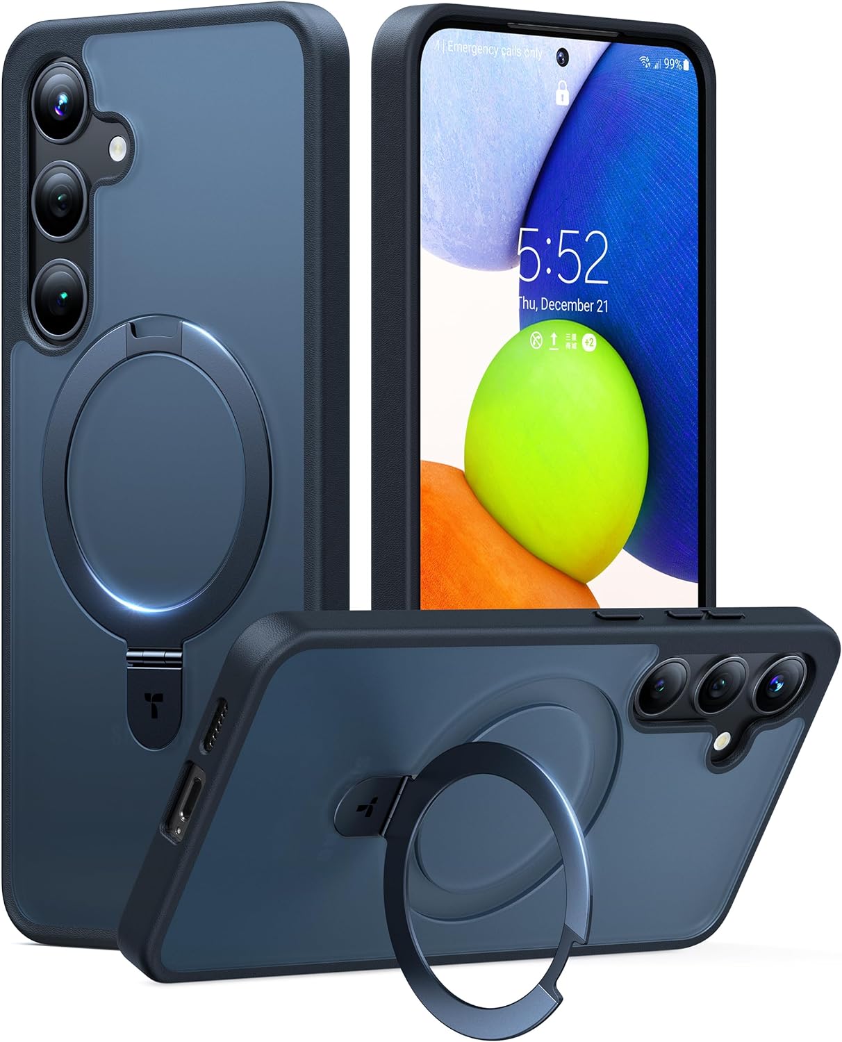 TORRAS Magnetic Ostand for Samsung Galaxy S24 Case with Kickstand