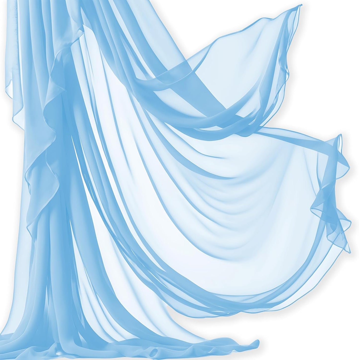 Elegant Chiffon Fabric for Wedding Decoration and Events