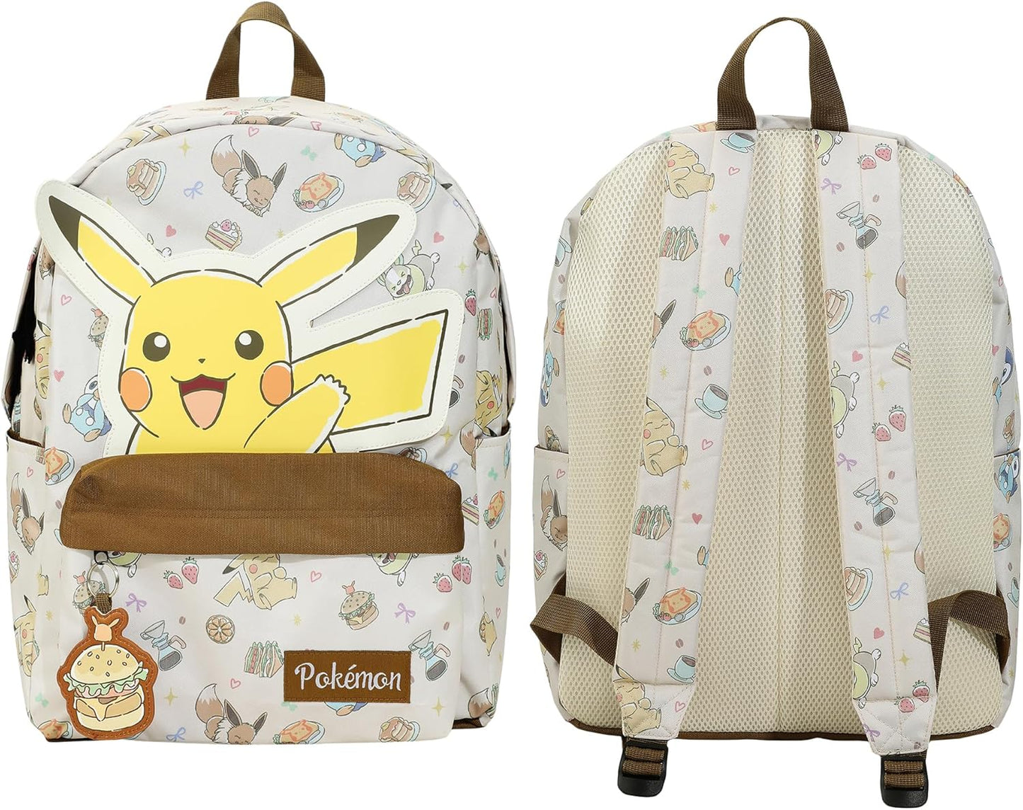Pokemon Pikachu All-Over Print Characters 17in Adult Backpack
