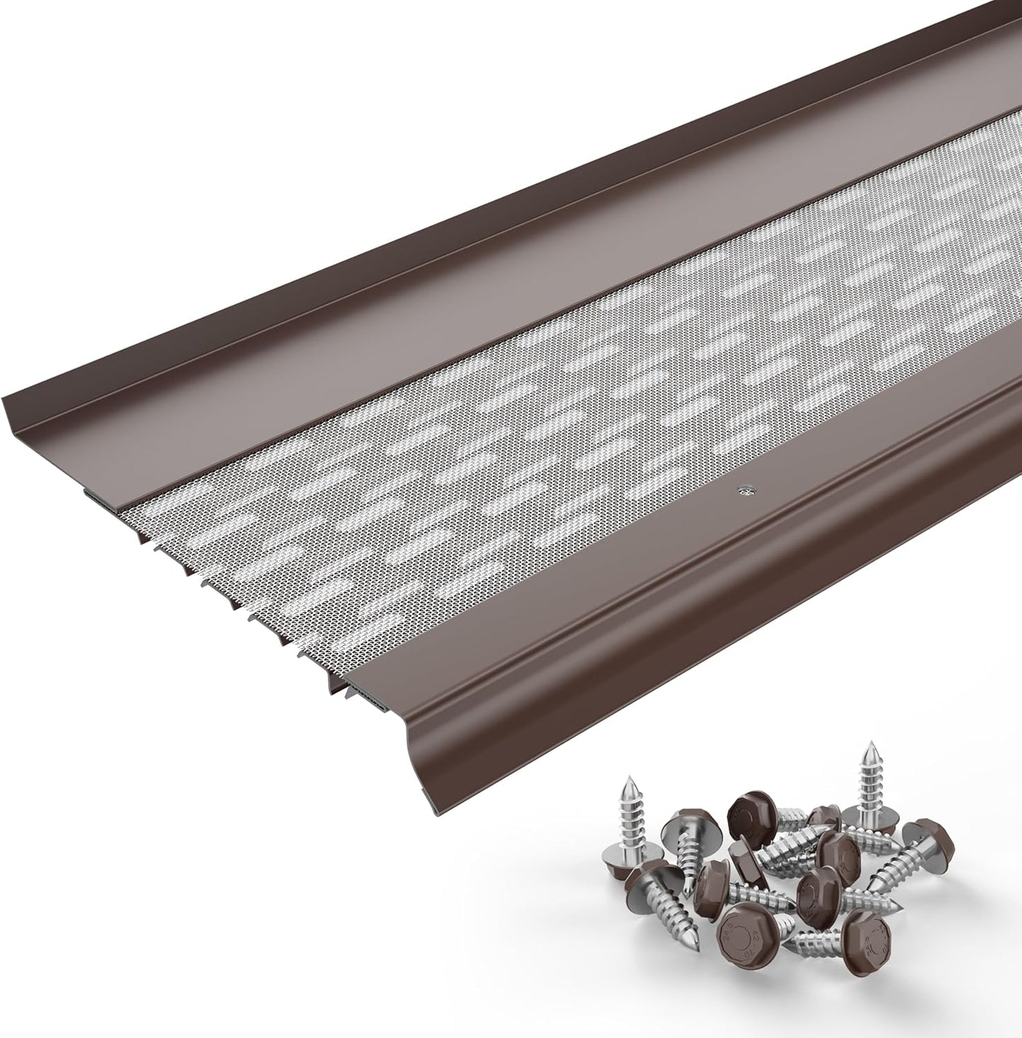 Micromesh Gutter Guards for Leaf Protection - 35 Feet Long