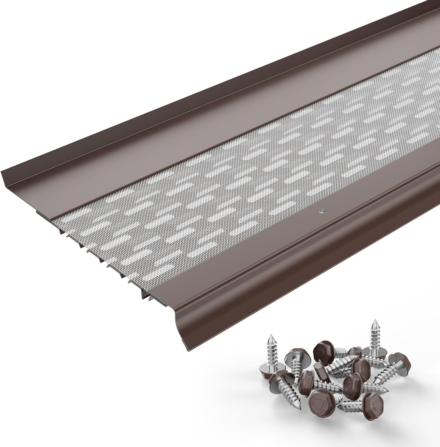 Micromesh Gutter Guards for Leaf Protection - 35 Feet Long