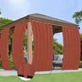 Outdoor Curtains for Patio 54x120 in - Weatherproof Privacy Panels