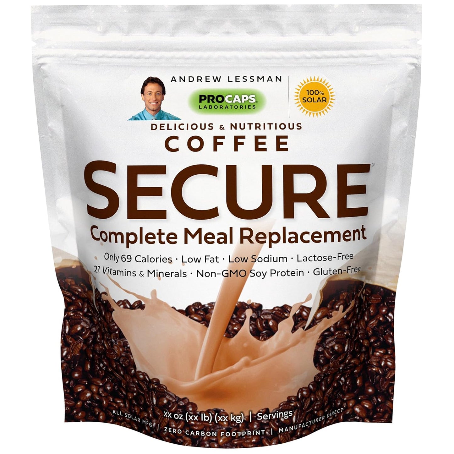 Secure Soy Complete Meal Replacement - Delicious Coffee Shake