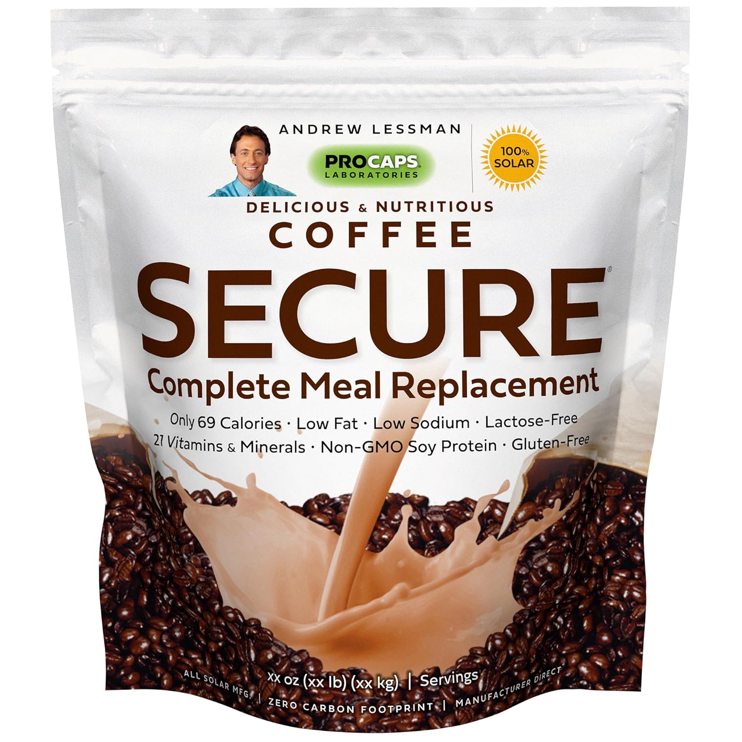 Secure Soy Complete Meal Replacement - Delicious Coffee Shake