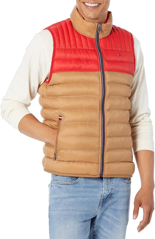 Tommy Hilfiger Lightweight Packable Puffer Vest for Men