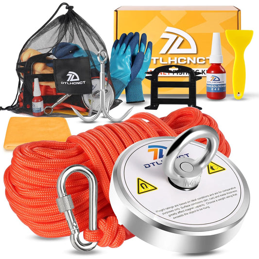 1000lb Fishing Magnet Kit - Ultimate Power & Reach