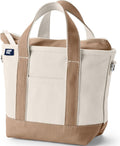 Canvas Zip Top Tote Bag for Women - Heavy-Duty Cotton Carry