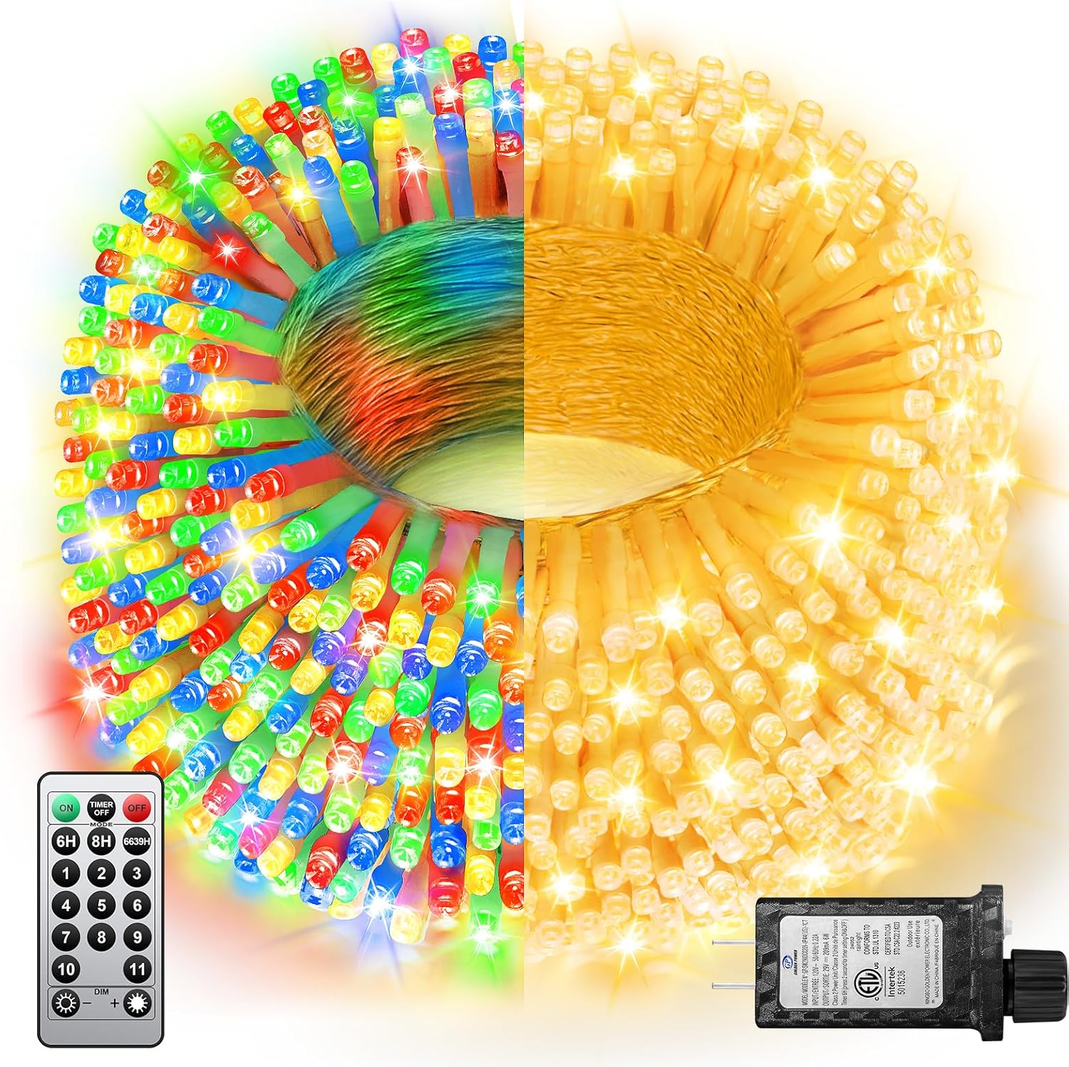 LED Christmas Lights Extra Long 355FT Waterproof String Lights