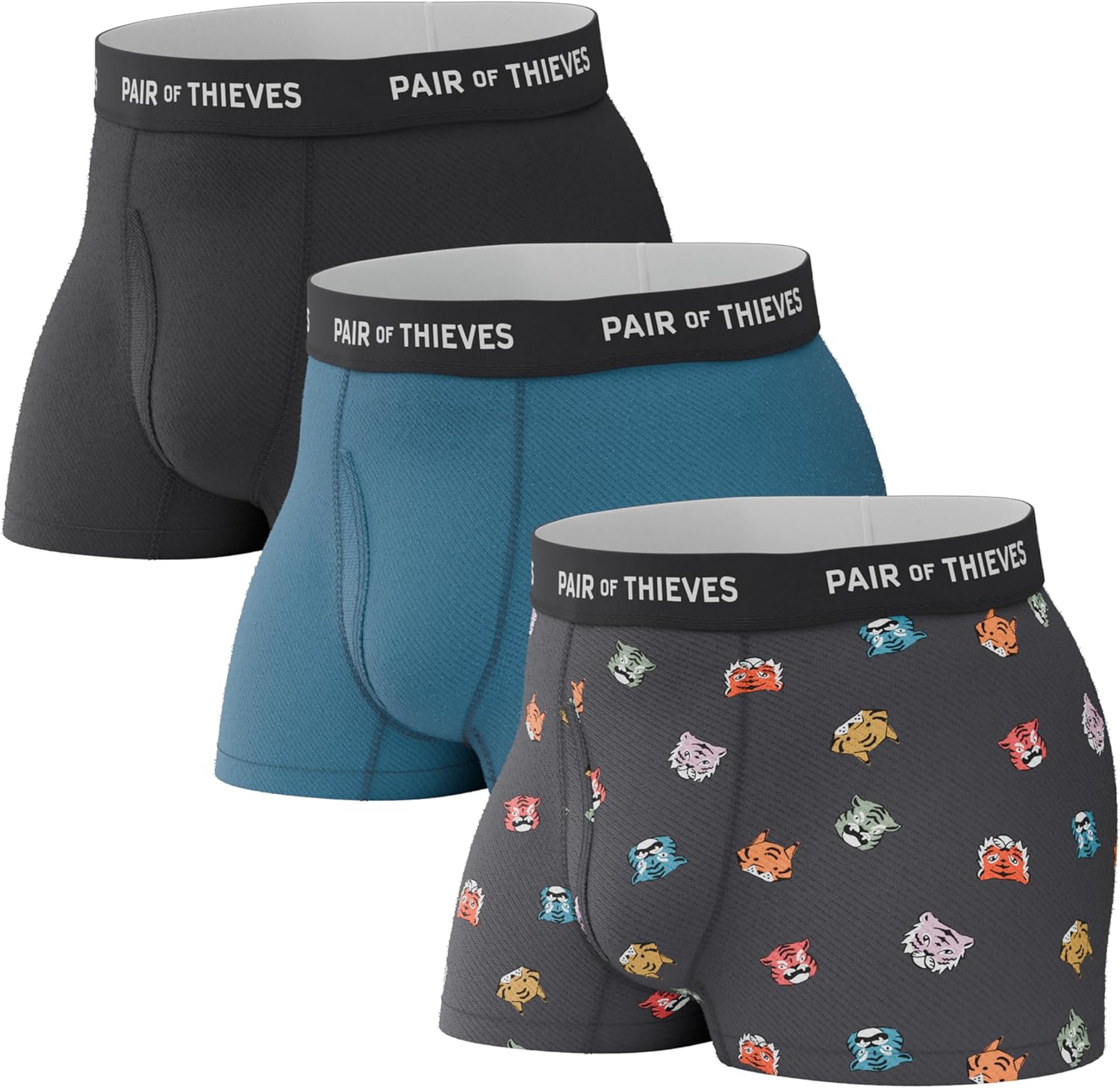 Pair of Thieves Spider Web Design Boxer Briefs for Men 2-Pack