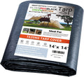 TEZONG Tarps Heavy Duty Waterproof 14x14 ft - Thick 16MIL Outdoor Tarp