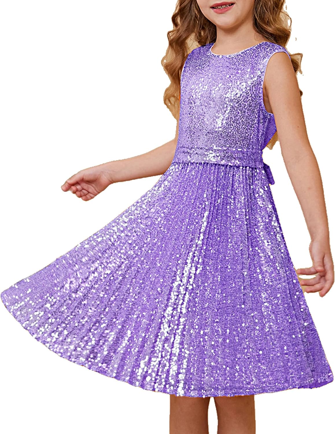 Girls Sequin Dress for Parties and Formal Events Size 5-12