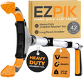 EZPIK Pro 43ft Foldable Grabber Reacher Tool for Seniors - Lightweight