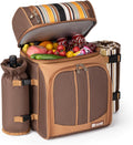ALLCAMP Picnic Backpack for 2 - Insulated Cooler Set