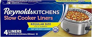 Reynolds Kitchens Slow Cooker Liners for Easy Cleanup and Cooking