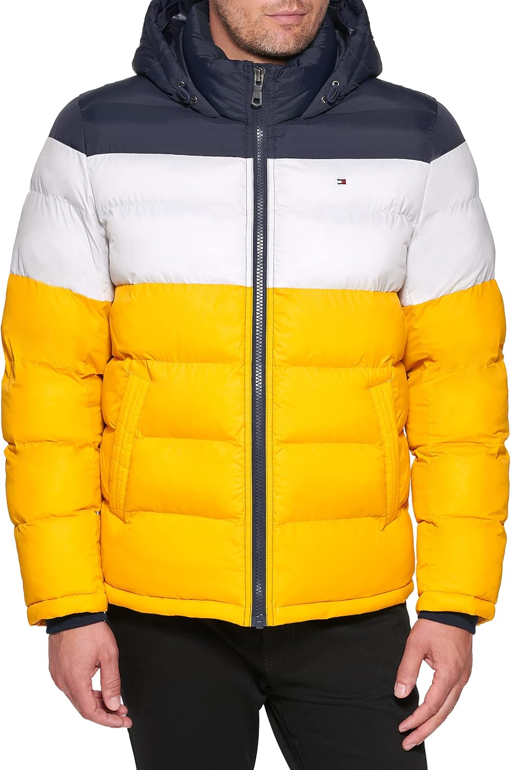 Tommy Hilfiger Men's Down Alternative Hooded Puffer Jacket Review