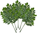 36Pcs Italian Ruscus Greenery Stems Artificial Silk Leaves - Natural