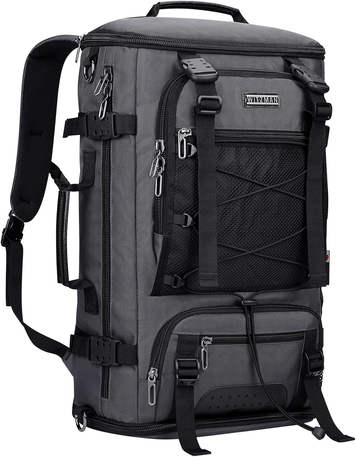WITZMAN Travel Backpack for Men with Shoe Compartment and USB