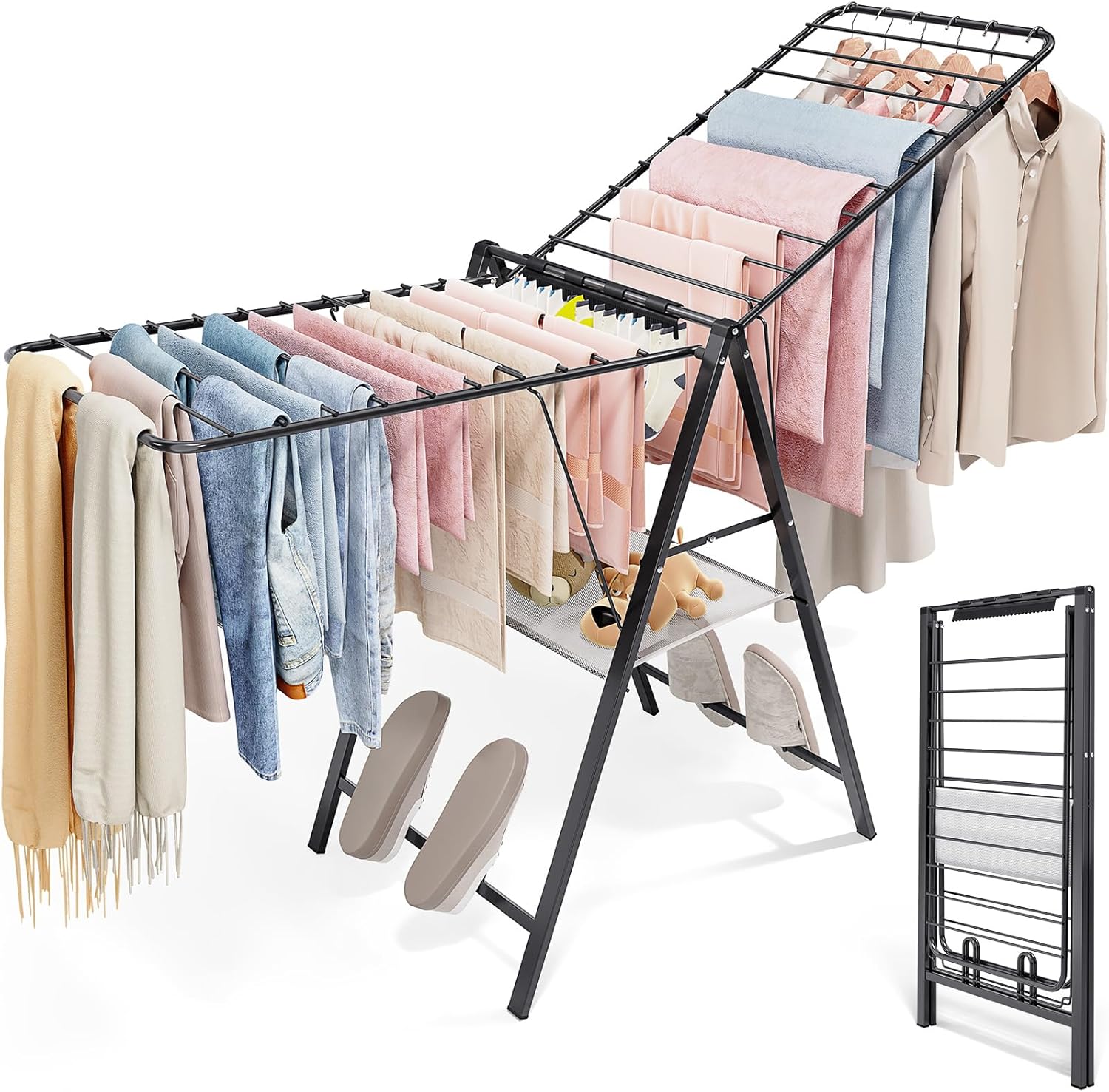 Adjustable Foldable Drying Rack by APEXCHASER