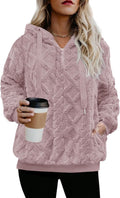Sherpa Pullover Oversized Fuzzy Hoodie Plaid Tie Dye - Warm Cozy Fit
