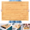 32x23.5in Extra Large Solid Wood Cutting Board and Stovetop Cover