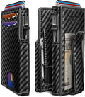 Men Wallet with Money Clip and Pop-up Card Holder - Slim RFID Block