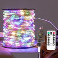 Fairy Lights Plug in 400FT 1200LEDs Multicolor - Bright Remote String
