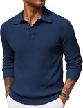 Coofandy Men's Polo Shirt in Knit Fabric for Trendy Looks