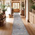 Washable Hallway Runner Rug 3x16 - Non Slip Low Pile Runner