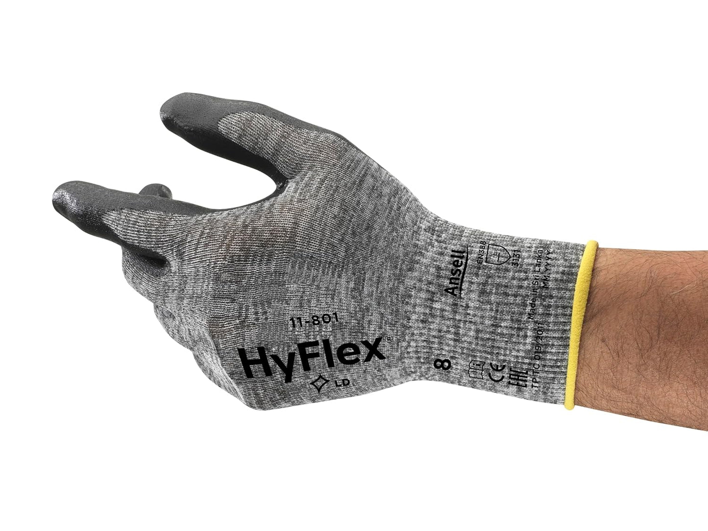 HyFlex 11-801 Multipurpose Gloves for Comfort and Grip
