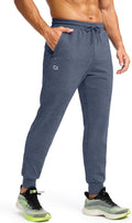 G Gradual Men's Fleece Joggers with Zipper Pockets - Warm, Water Pants