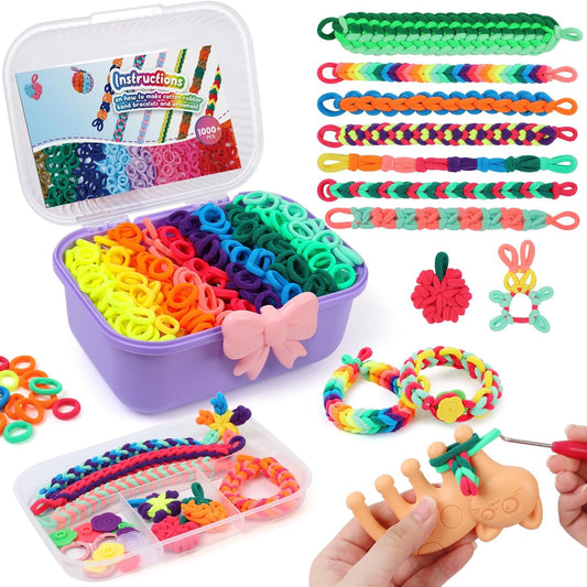 IQBOX Bracelet Making Kit for Creative Girls Ages 8-12