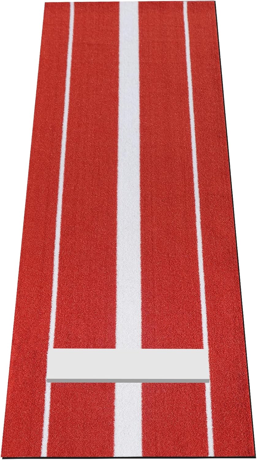 Heavy Duty Softball Pitching Mat 10ftx3ft for Practice Sessions