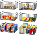 Under Shelf Basket 6pcs Hanging Cabinet Organizer - Extra Storage