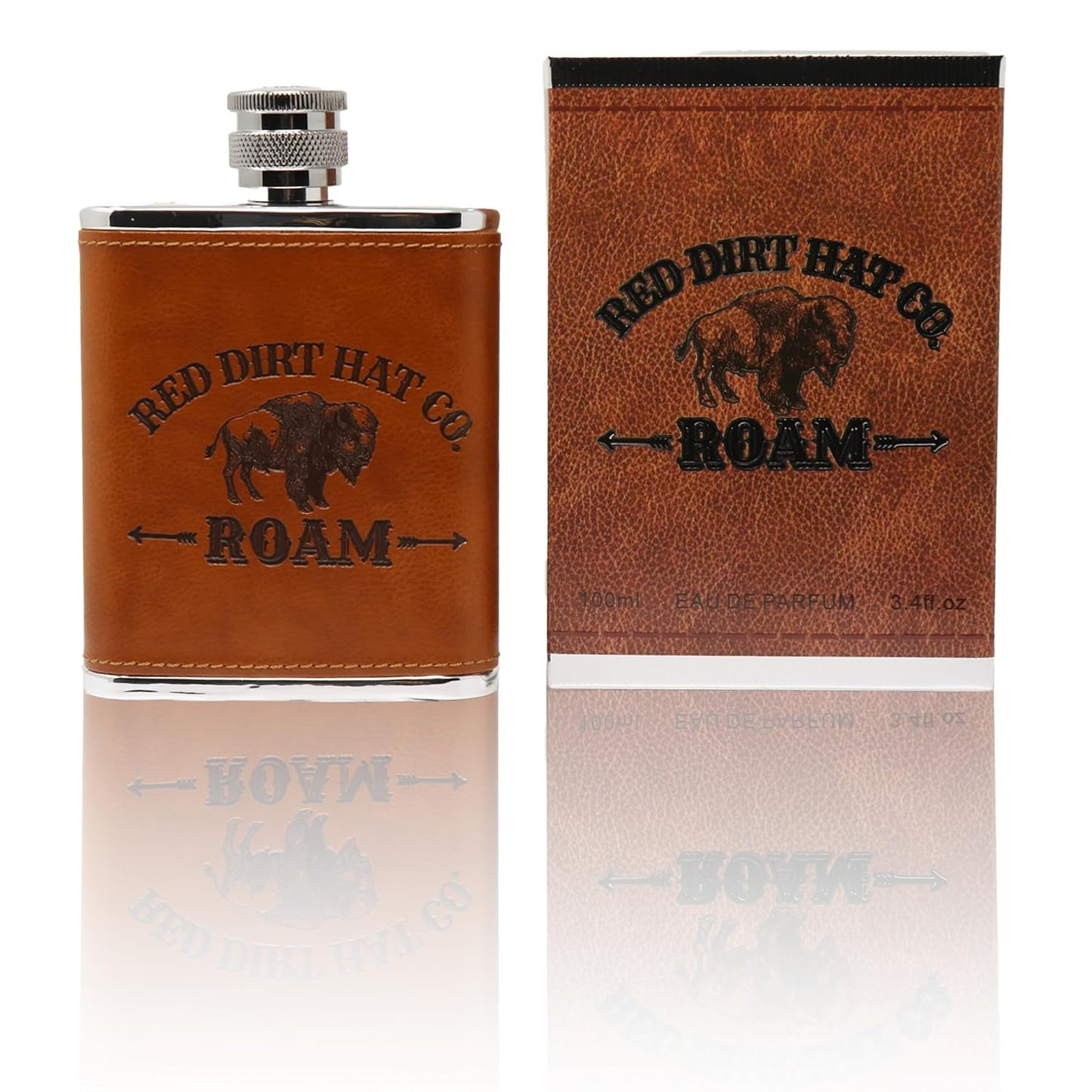 Roam Cologne for Men - Bold Leather & Cedarwood Fragrance