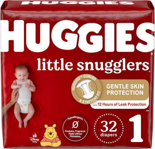 Huggies Little Snugglers Size 1: 12-Hour Protection