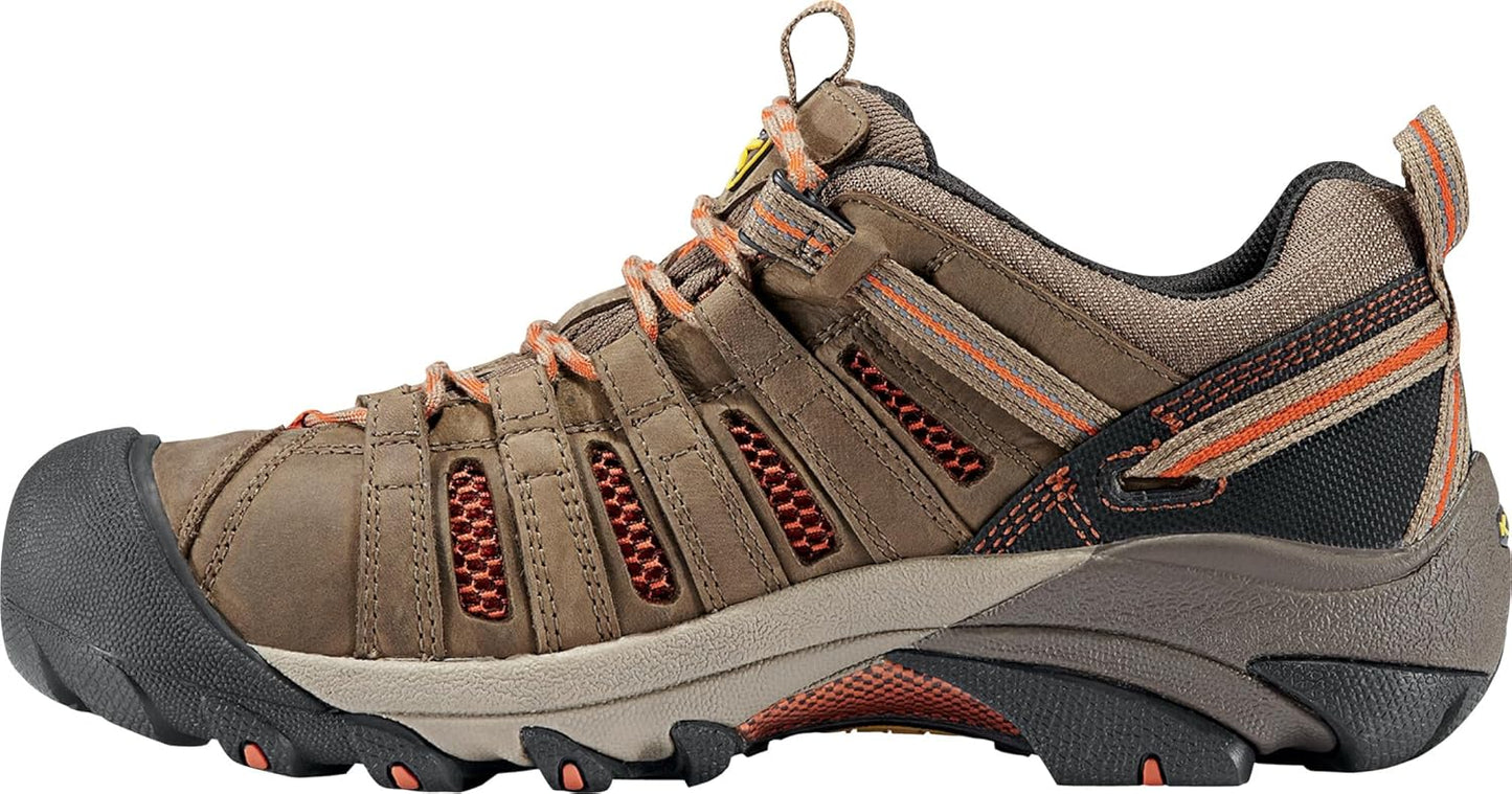 KEEN Utility Mens Flint Low Steel Toe Work Shoes for Comfort