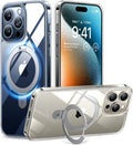 MagSafe Magnetic Ostand Case for iPhone 14 Pro Max - Clear Stand