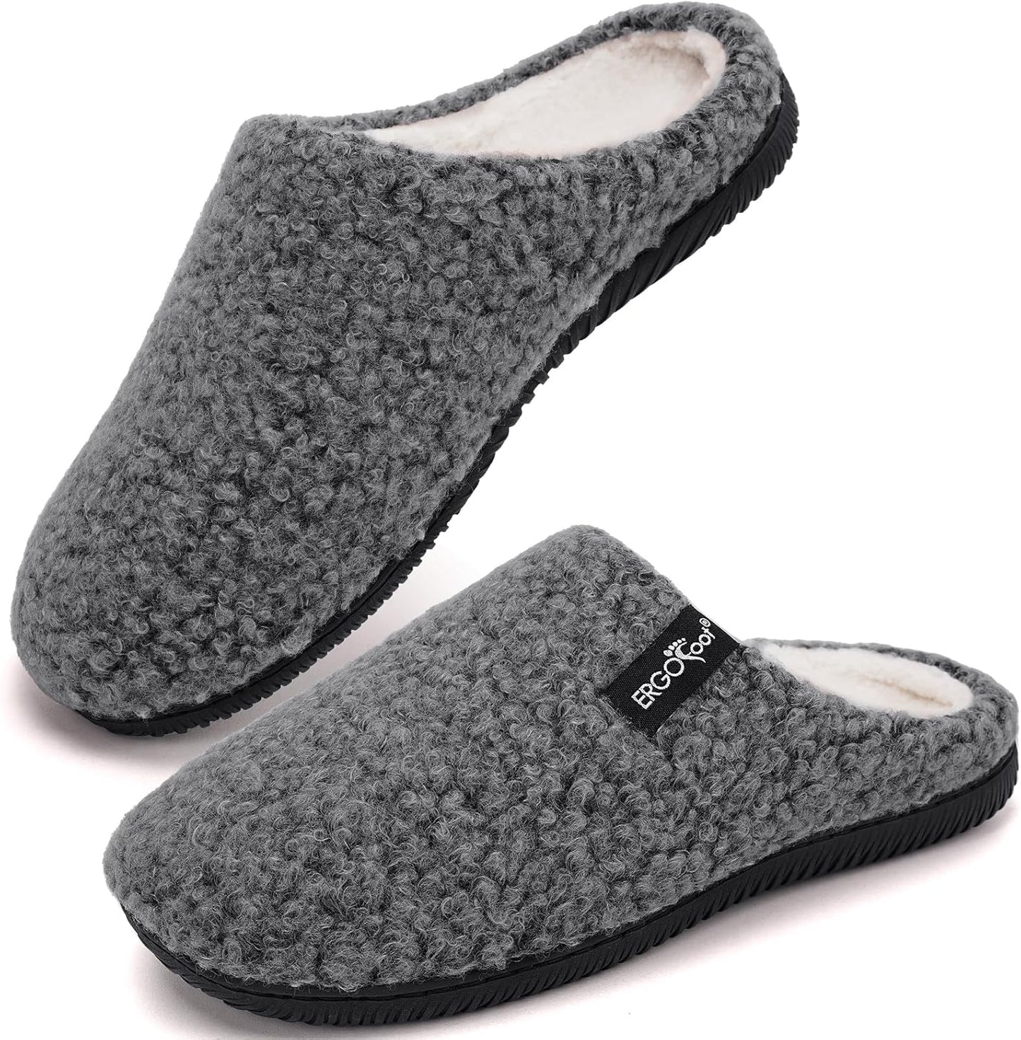 ERGOfoot Arch Support Orthopedic Slippers for Comfort and Relief