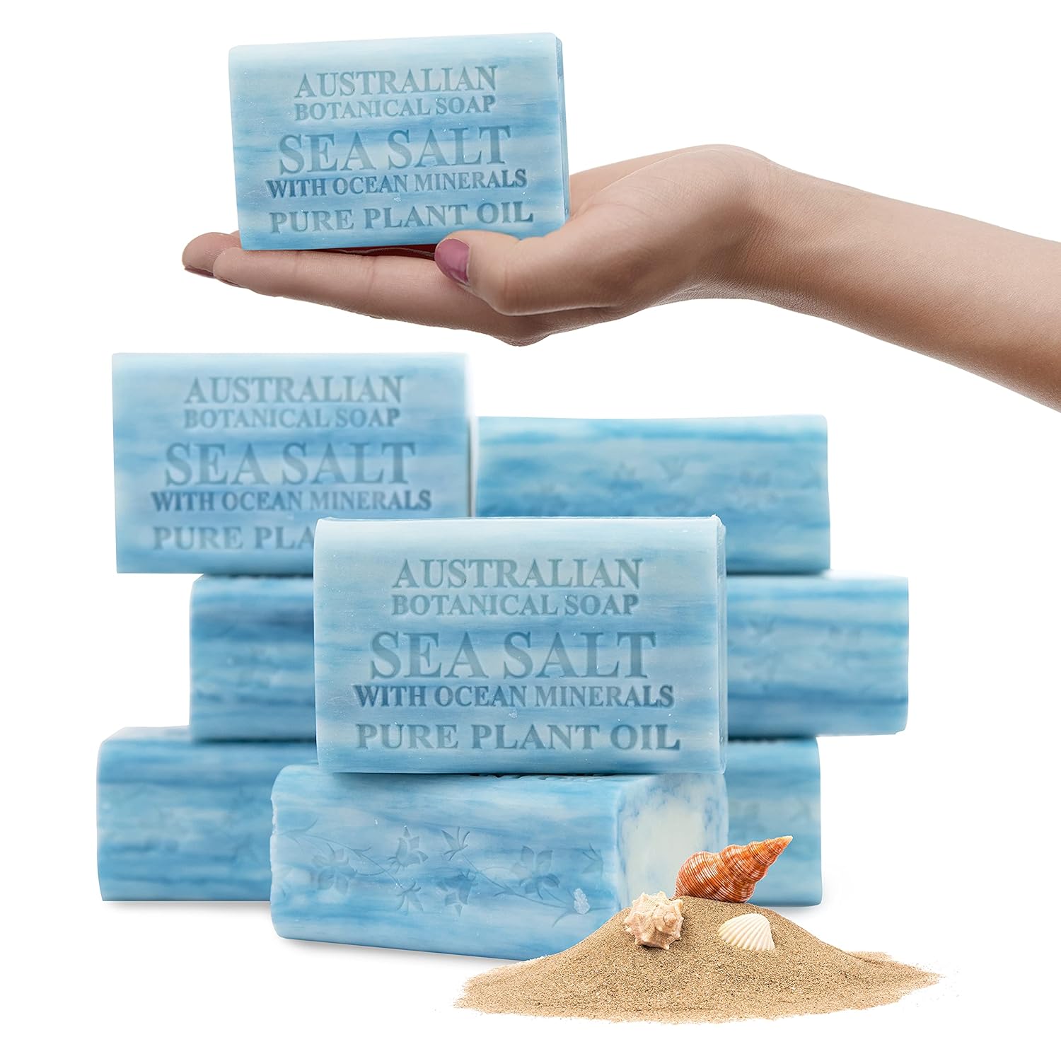 Sea Salt and Ocean Minerals Soap Bars for Radiant Skin