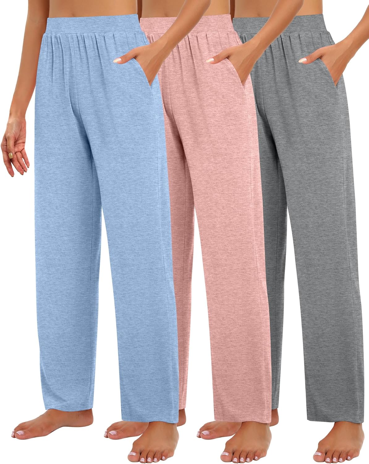 Huukeay Women's Lounge Pants: Cozy Wide Leg Slacks for All Occasions