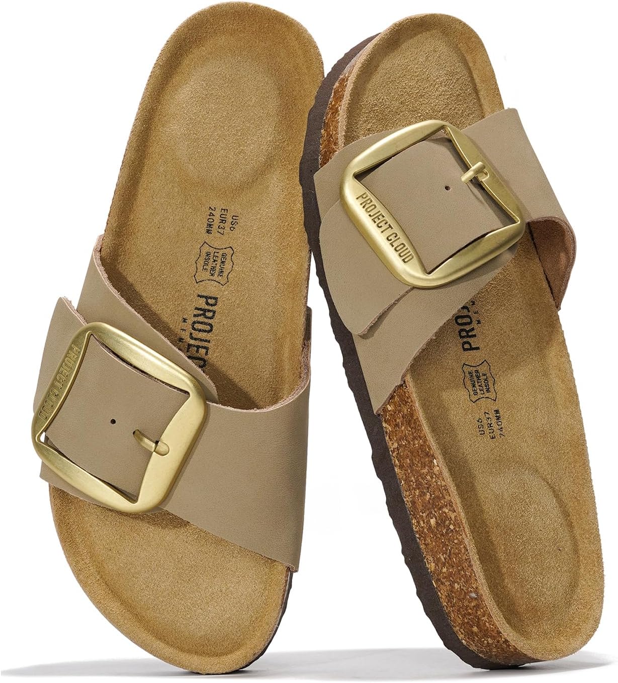 Project Cloud Genuine Leather Sandals for Women - Summer Essentials