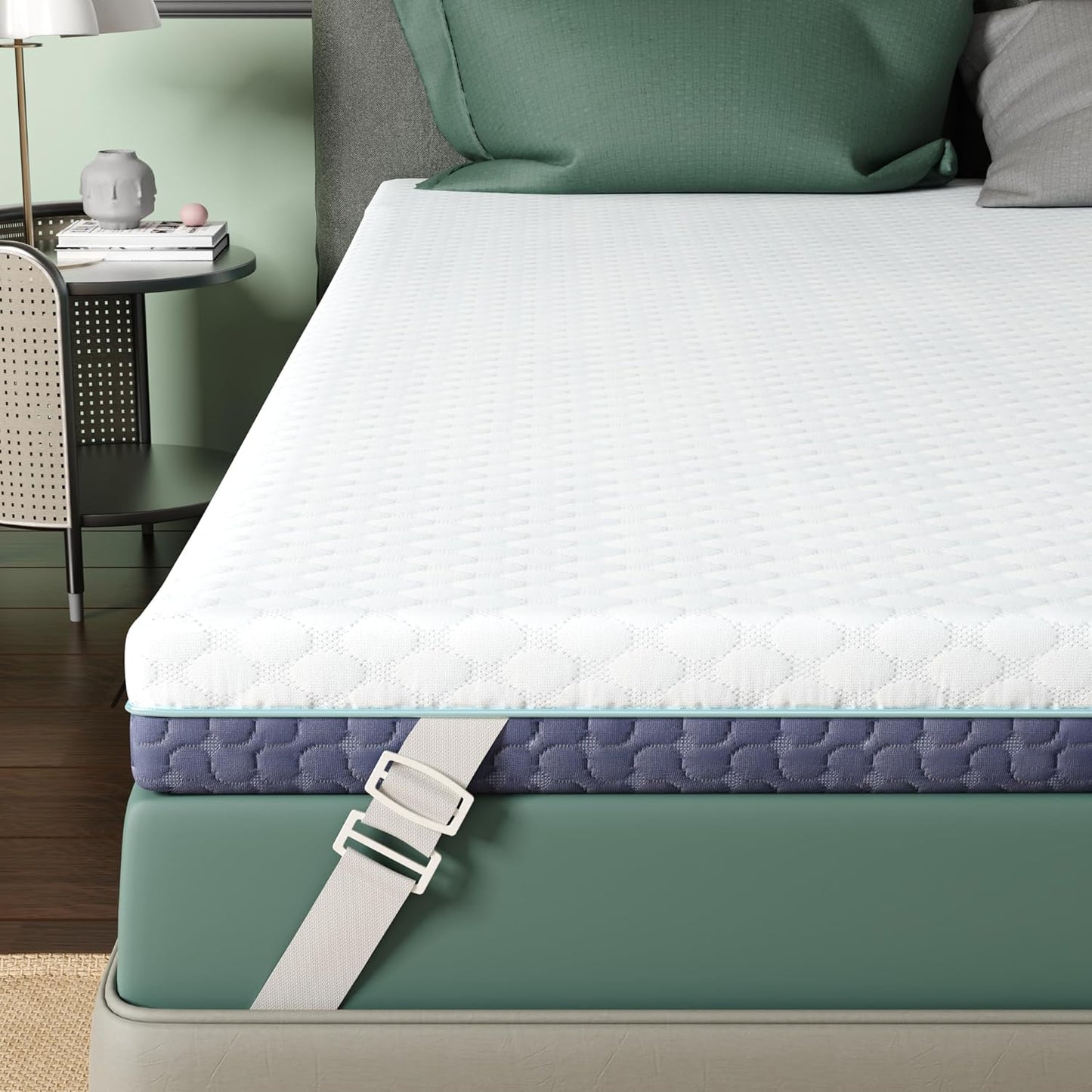 3 Inch Firm Mattress Topper California King for Back Pain Relief