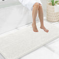 Smiry Luxury Chenille Bathroom Rug 47x20 - Extra Soft Absorbent Mat