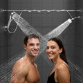 Dual Shower Head for Couples Chrome - High Pressure Two-Person System