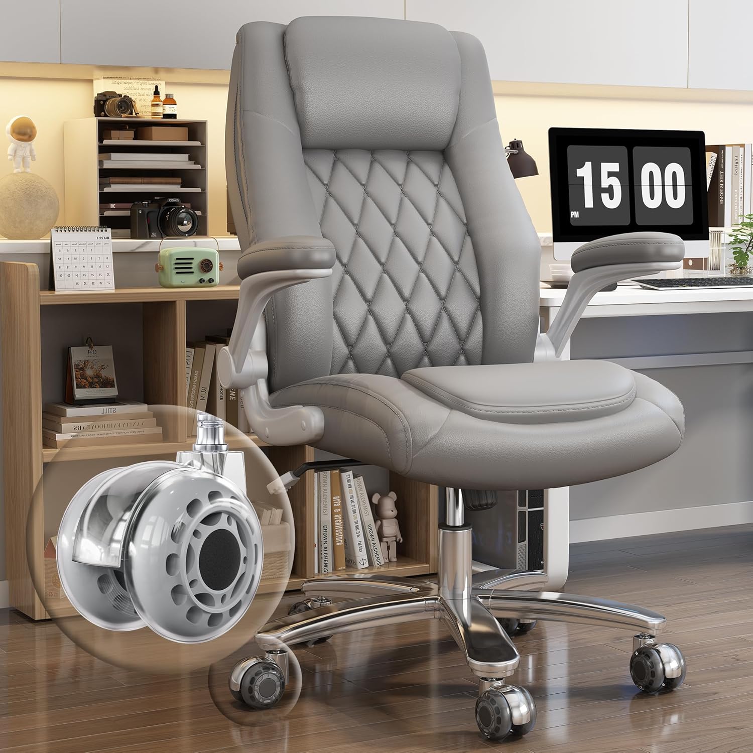 GYI O205P High Back Executive Office Chair for Big and Tall Users