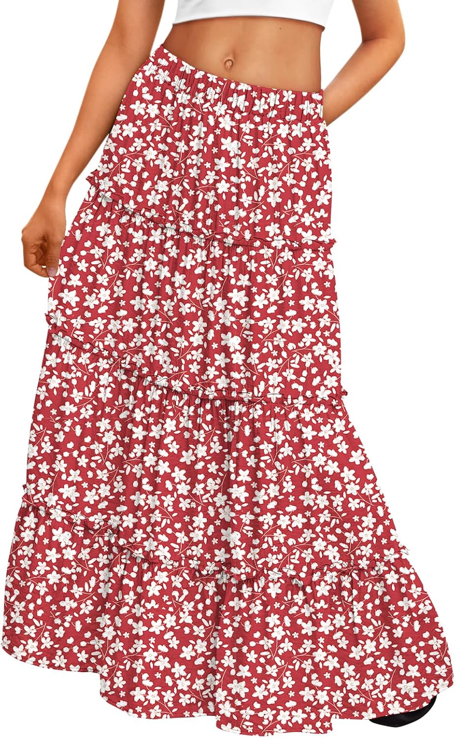 Trendy Queen Long Skirts for Women Boho Maxi Skirt Fashion