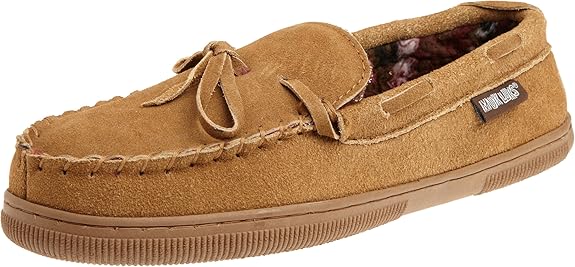 MUK LUKS Men's Paul Printed Berber Suede Moccasin Slipper Review